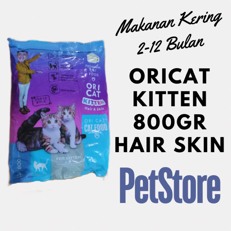ORICAT KITTEN FRESHPACK 800GR MAKANAN KUCING 2-12 BULAN