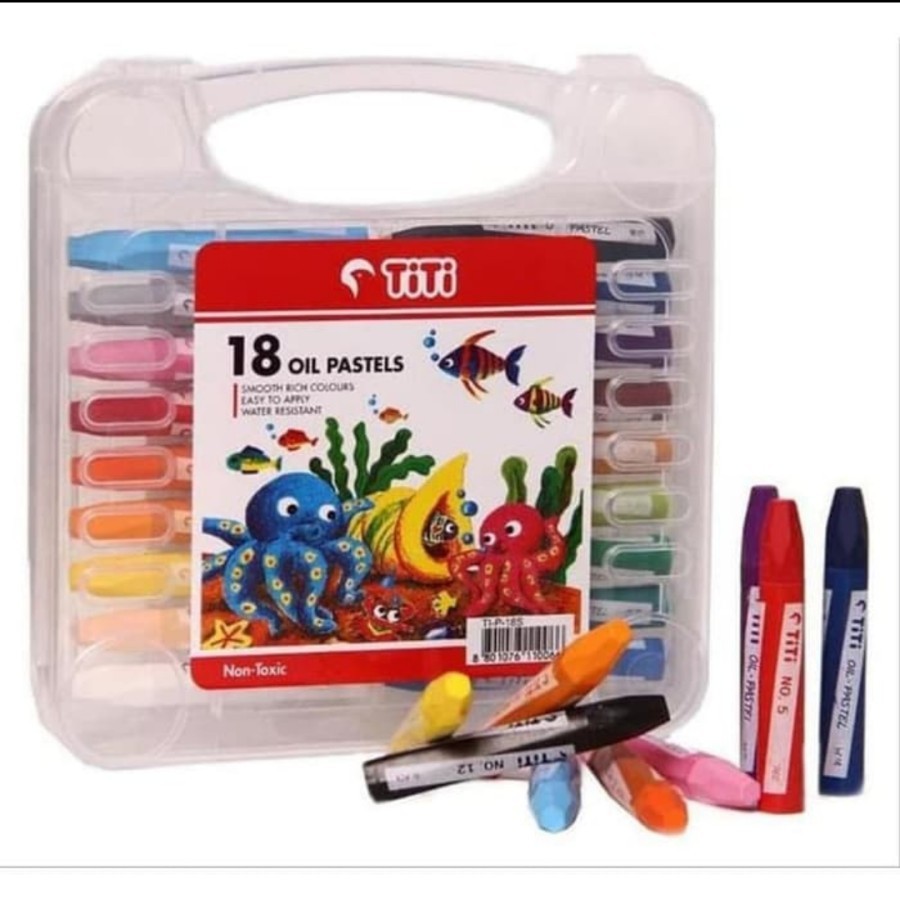 

Crayon / Oil Pastel 18Warna Titi