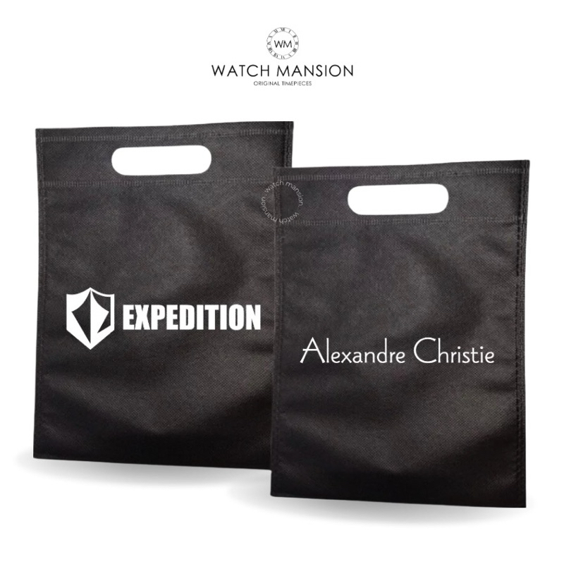 

(TAMBAHAN) TOTEBAG / TAS SPUNBOND / PAPERBAG ALEXANDRE CHRISTIE EXPEDITION