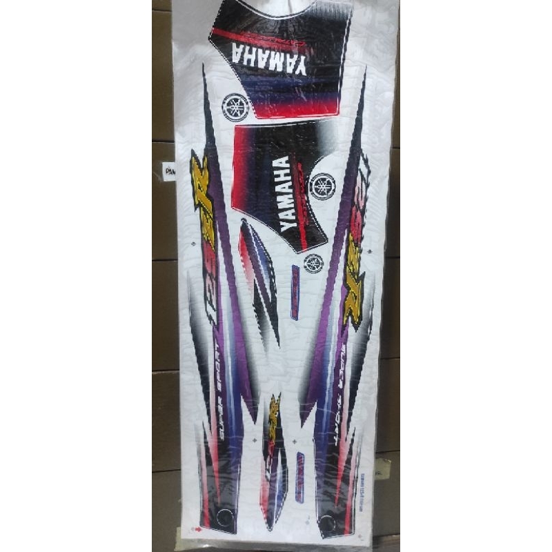 STRIPING / STICKER YAMAHA Y125Z & Y125ZR PURPLE