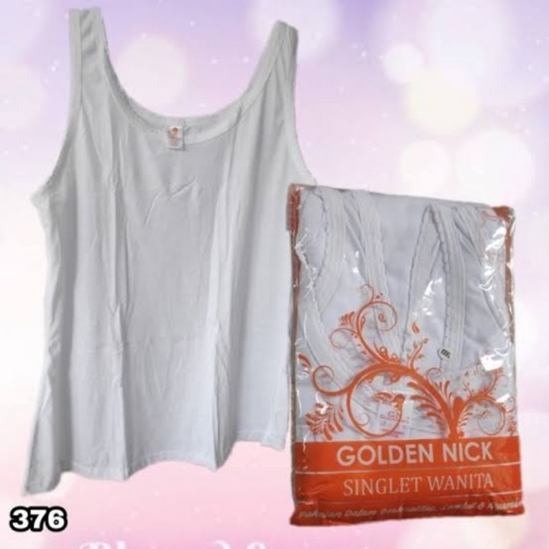 SINGLET GOLDEN NICK KAOS DALAM WANITA JUMBO XXXL