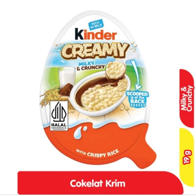 

HARGA PROMO: Coklat Kinder Creamy dari Kinderjoy
