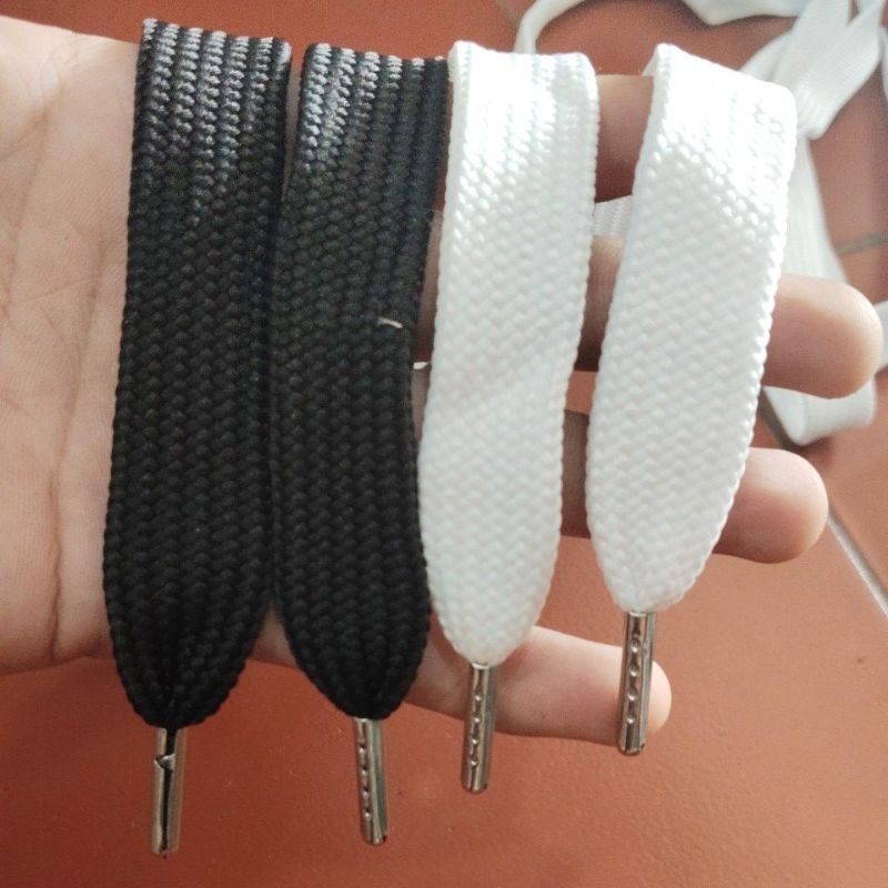 tali sepatu gembung premium 2cm tali sepatu jumbo lebar 2cm