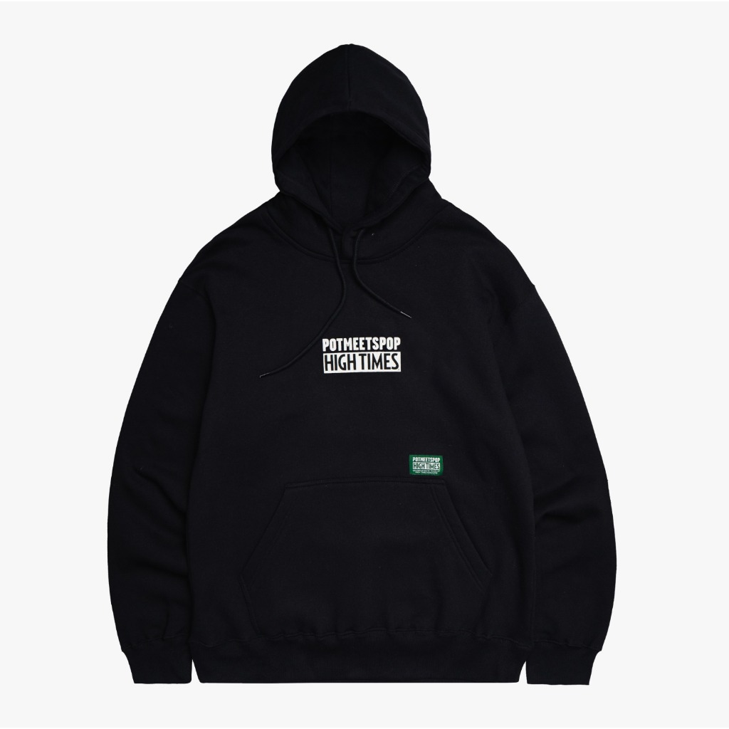 Pot Meets Pop x High Times Magazine - World Hemp Explosion Hoodie Black - Hoodie