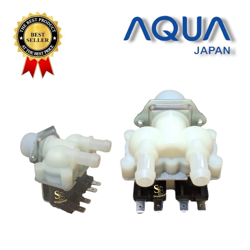 selenoid water inlet valve 2 inlet mesin cuci AQUA front loading ~ selenoid mesin cuci AQUA DOuble