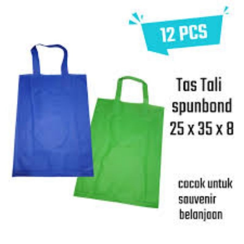 

Tas spunbond ramah lingkungan/ tas seminar / tas promosi / goodie bag ukuran 25 x 35