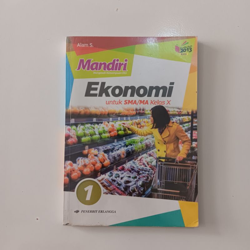 Buku Mandiri Geografi Sosiologi Biologi Ekonomi SMA 1 kelas 10 Preloved
