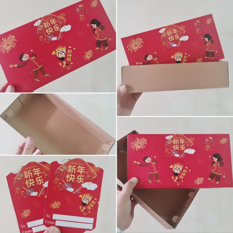 

10pcs Dus Imlek isi 3 pcs toples persegi panjang 350 gr " CNY II