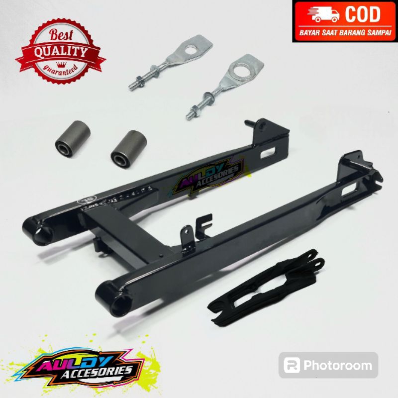 Fork Swing Arm Arem Lengan Ayun Honda Supra X Lama 100 Fit Old Hitam Tebal Full Set Standart Capit U
