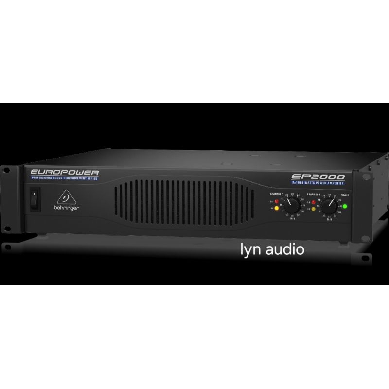 POWER AMPLIFIER BEHRINGER EUROPOWER EP2000 POWER 2000 WATT ORIGINAL