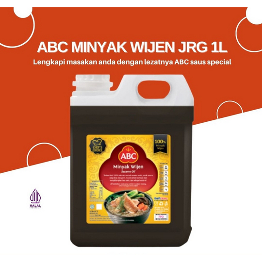 

ABC MINYAK WIJEN DRG 1L - SESAME OIL 1L