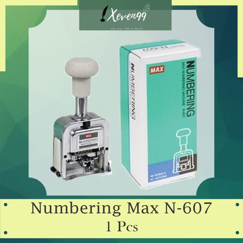 

Stempel Numerator 6 Digit Numbering Max N-607 (1 pcs)