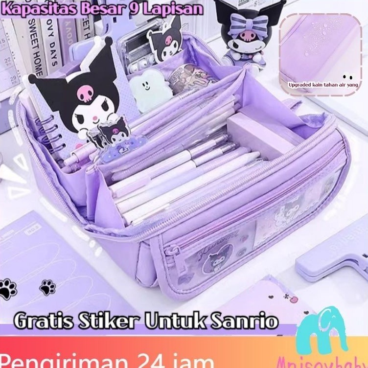 

COD4 Gaya Sanrio Lucu Pena Tas Karakter Anime Berkapasitas Besar Tempat Pensil Melody Kuromi Cinnamoroll Alat Tulis Pensil Kasus KODE W7O2