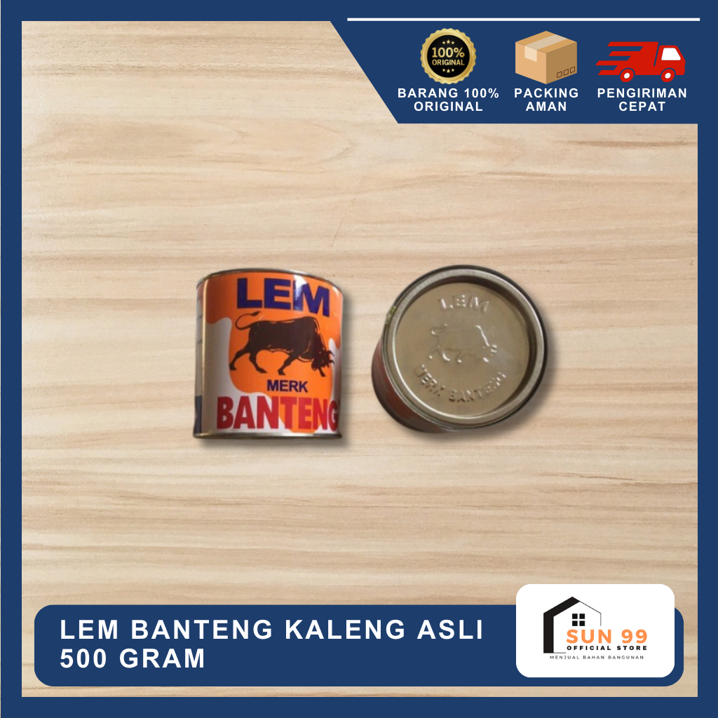 

Lem Banteng Kaleng Asli 500 Gram