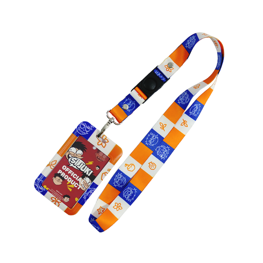 

Lanyard + Card Holder Si Juki Harta Pulau Monyet Checker