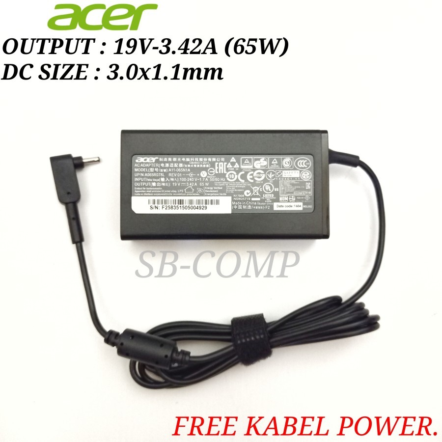Adaptor Charger Casan Laptop Acer TravelMate P2 TMP214 TMP214-54 TMP215  TMP215-54 TMP215-54-76JG P4