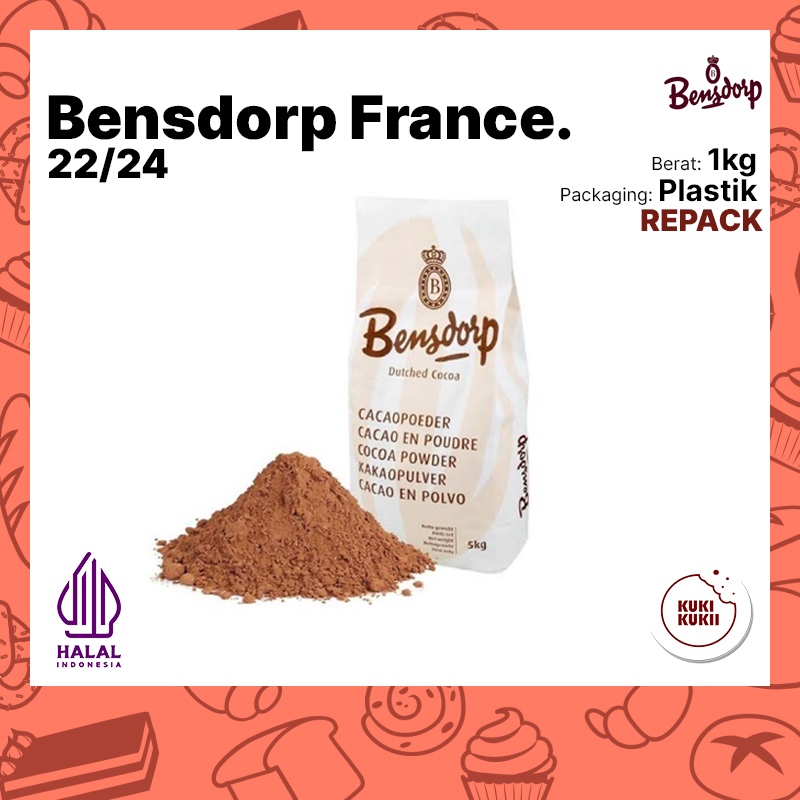 

BENSDORP Cocoa Powder France 1kg | Coklat Bubuk BENSDORP Prancis 1 kg