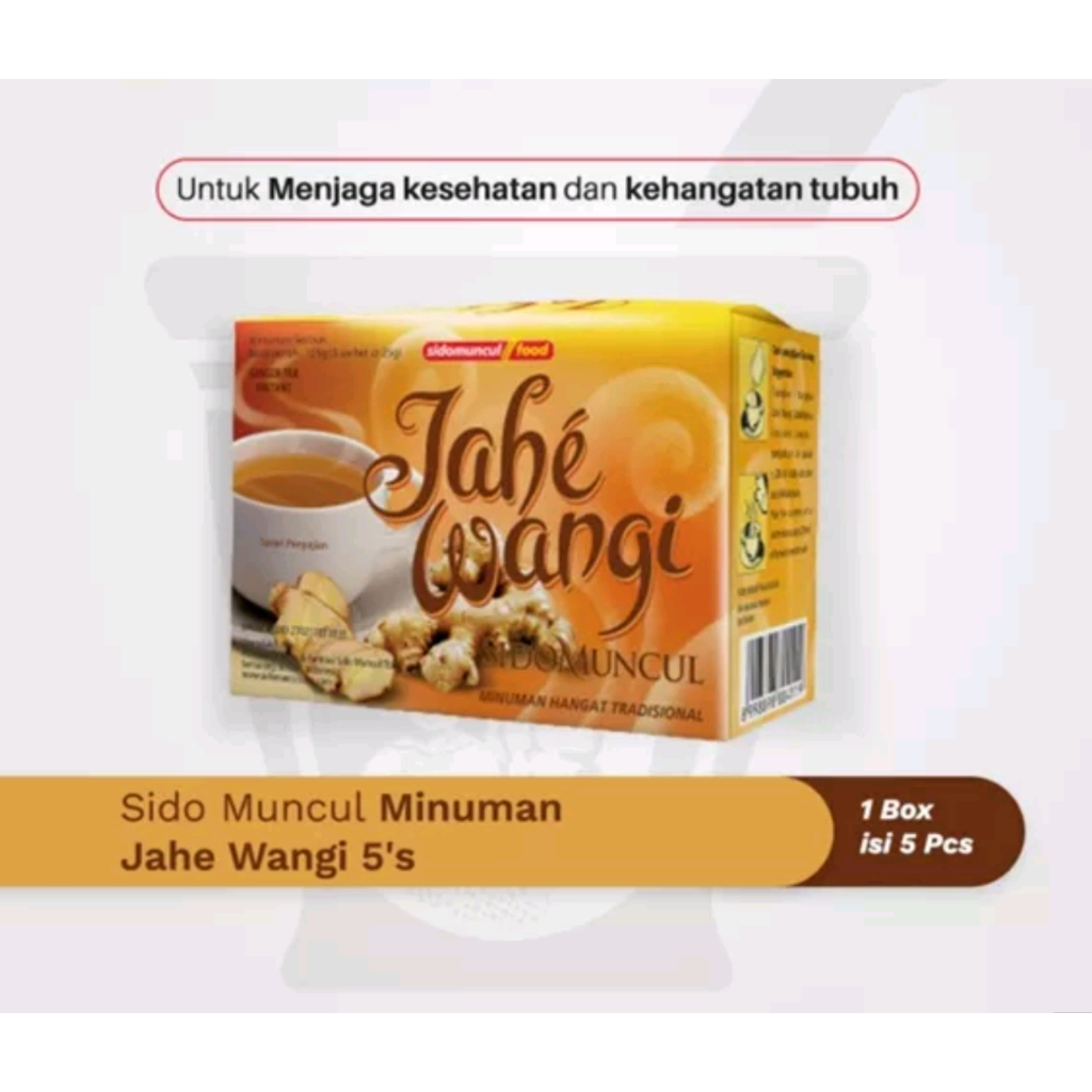 

®LARISHEPI® SIDO MUNCUL Jahe Wangi 5 Sachet Per Box