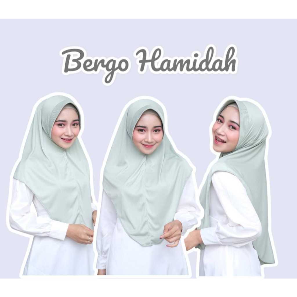 Hijab Bergo Hamidah | Hijab Instan Bergo Pet Antem