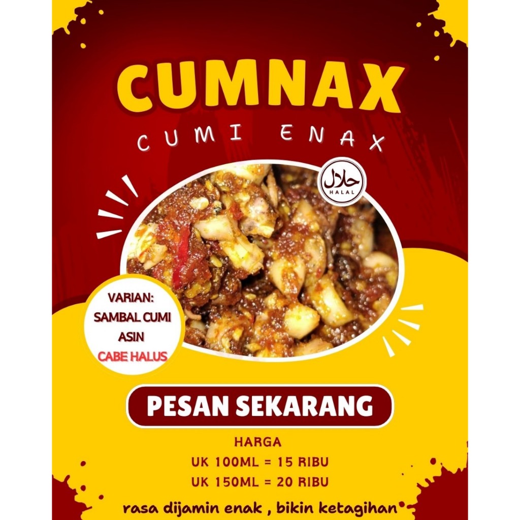 

SAMBEL CUMI ASIN CABE Halus UK 150ml