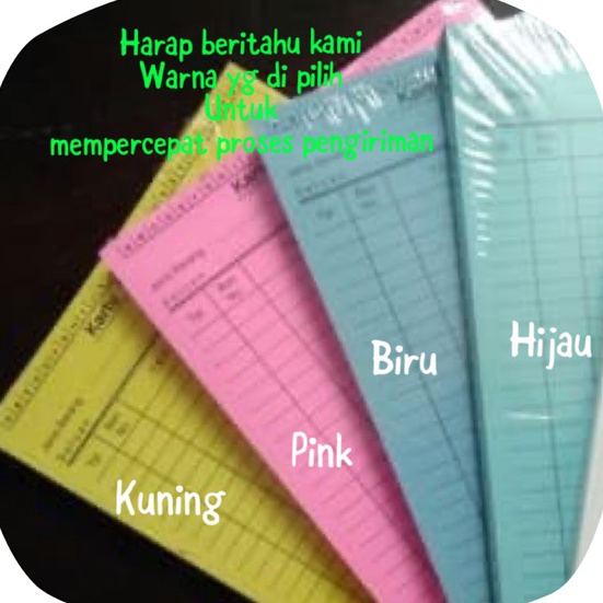 

Sale Kartu stock warna