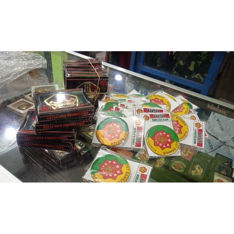 PIN PROVOS BANSER PIN CORPS PROVOST BANSER PIN CPB EMBLEM PCB KUNINGAN TIMBUL EMBLEM PCB TIMBUL EMBL