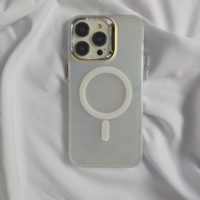 CASE PREMIUM MATTE HYBIRD HOLOGRAM MAGNETIC FOR IPHONE 15 11
