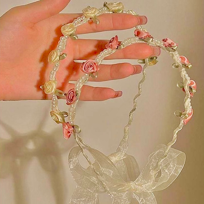 Bando Bunga/ Headband/ Bandu Korean Look/ Bando Anak-Dewasa/Bando Aesthetic/Terbaru/Flower