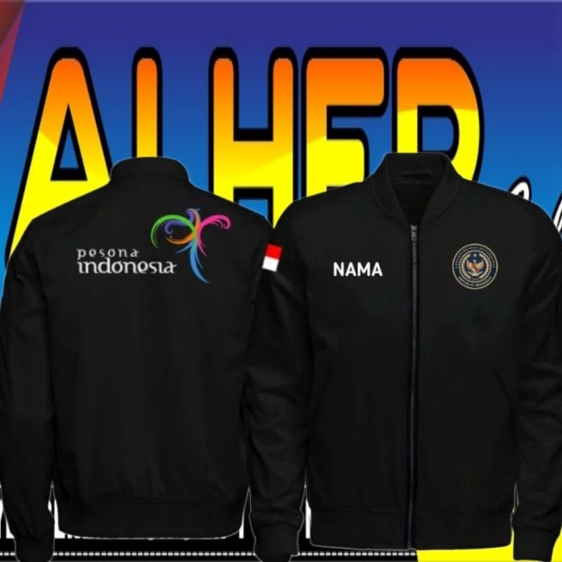 jaket bomber wonderful Indonesia full bordir jaket wonderful Indonesia bisa request bordir jaket pes