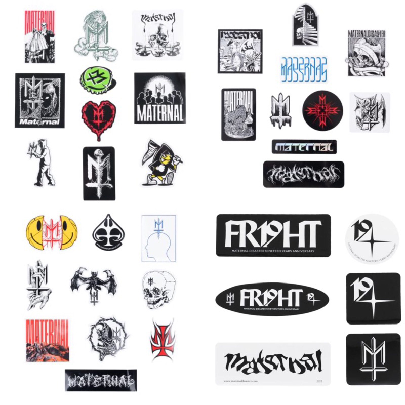 

MATERNAL DISASTER STICKER PACK MORBID dan SKELETAL