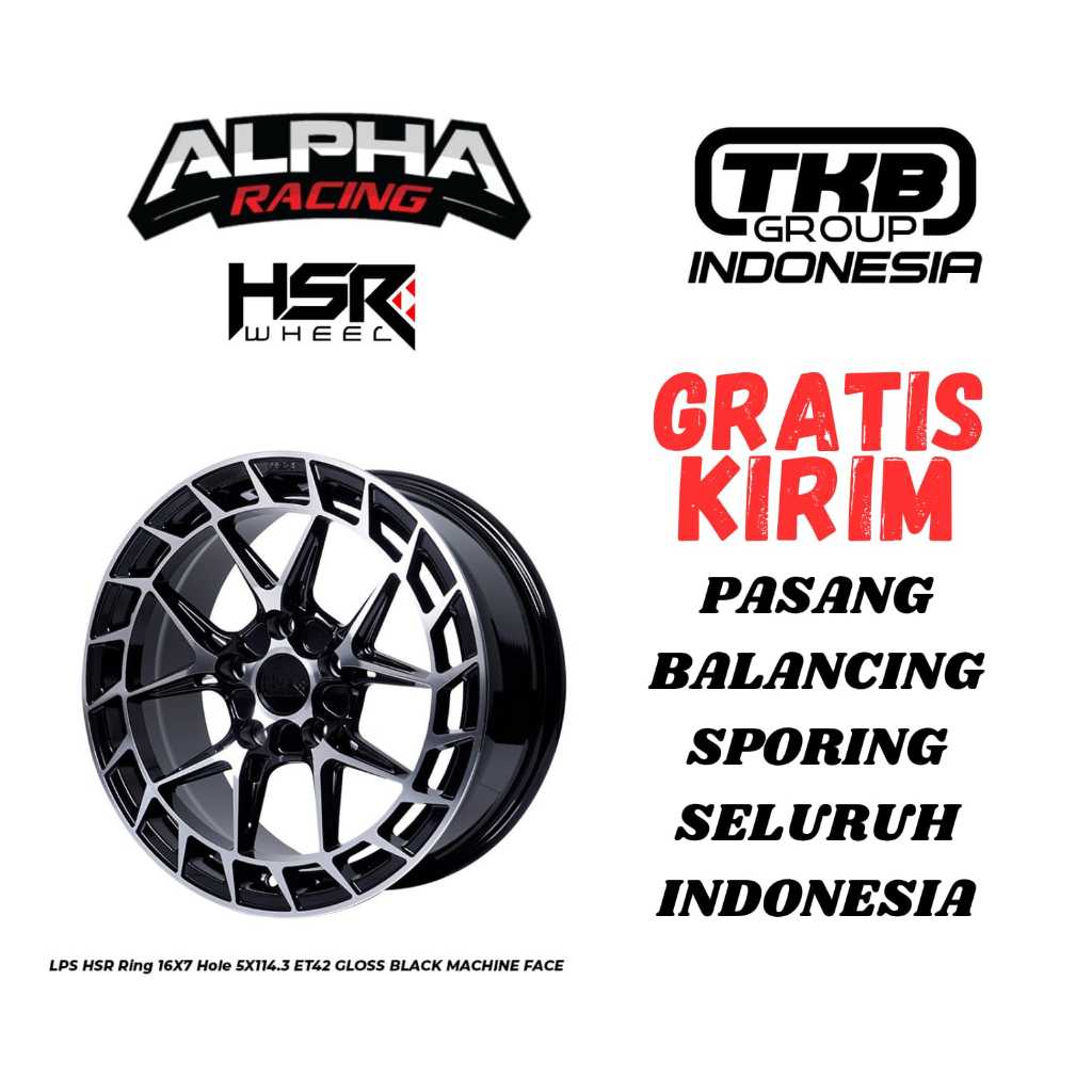 VELG MOBIL RUSH TERIOS OLD LPS HSR R16X7 PCD H5X114,3 ET42 GBMF