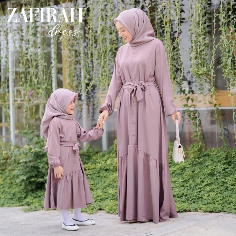 zafirah dress / baju couple ibu dan anak / baju lebaran