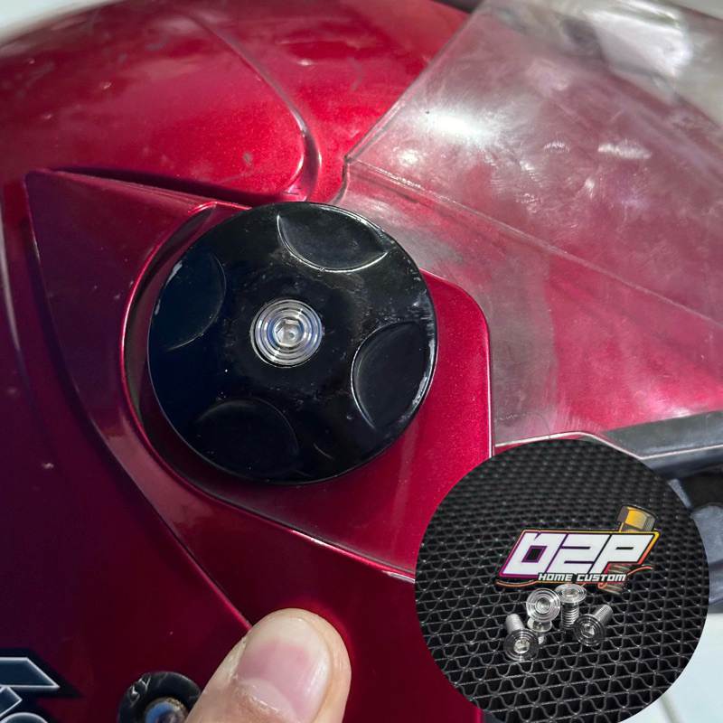 baut helm ,baut helm kyt 2vision stainless custom handmade datar slim