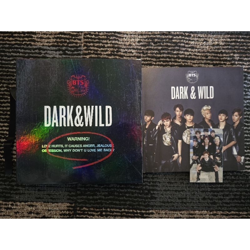 [BACA DESKRIPSI] BTS Official DNW Dark&Wild Album Only Photocard
