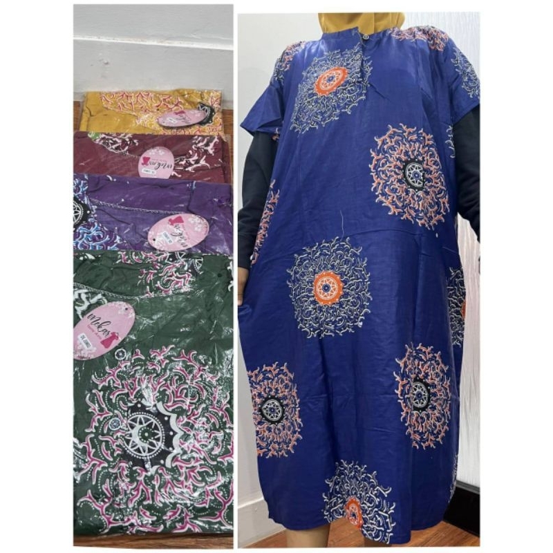 Ready stok daster uk standar muat sd LD 105 cm dan jumbo muat sd LD 120cm Hrg per pcs Bahan rayon te
