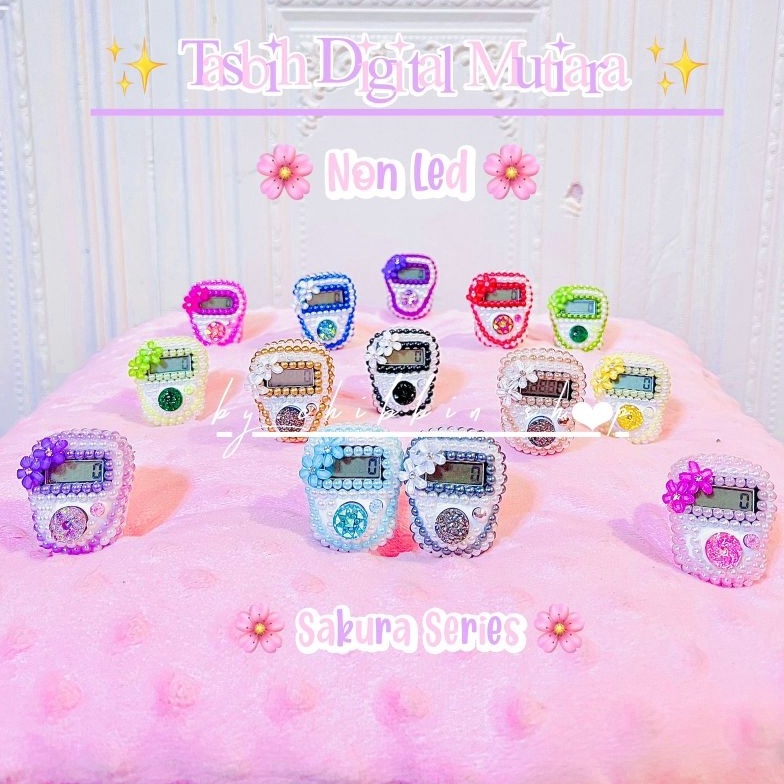 TERBUKTI Tasbih Digital Mutiara Sakura  Tasbih Digital Cantik  Alat Dzikir