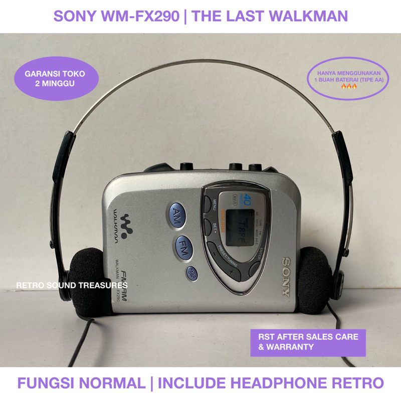 WALKMAN SONY WM-FX290 | THE LAST WALKMAN