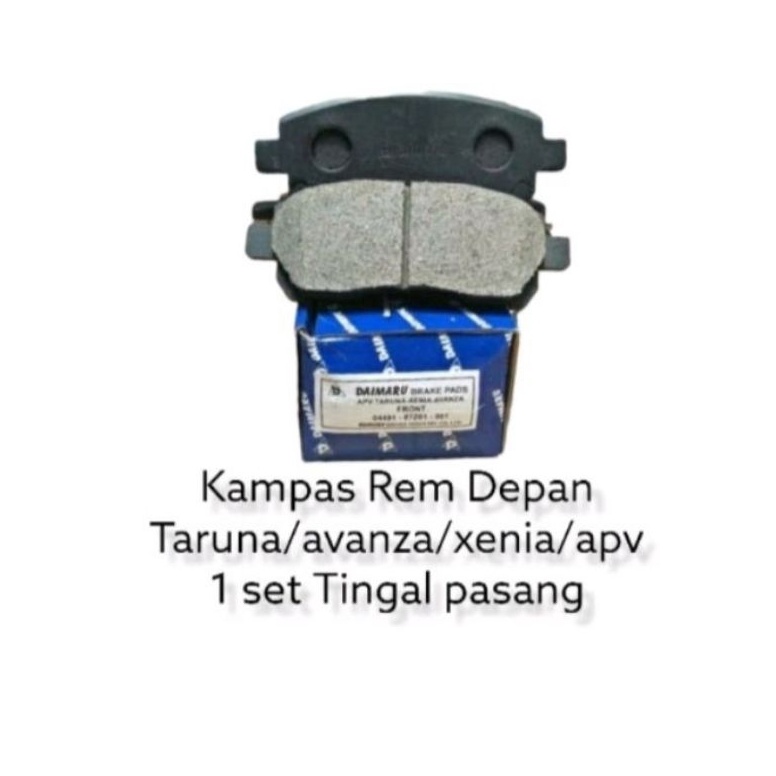 Paling Diminati kampas rem depan TarunaAvanzaXeniaapv daimaru