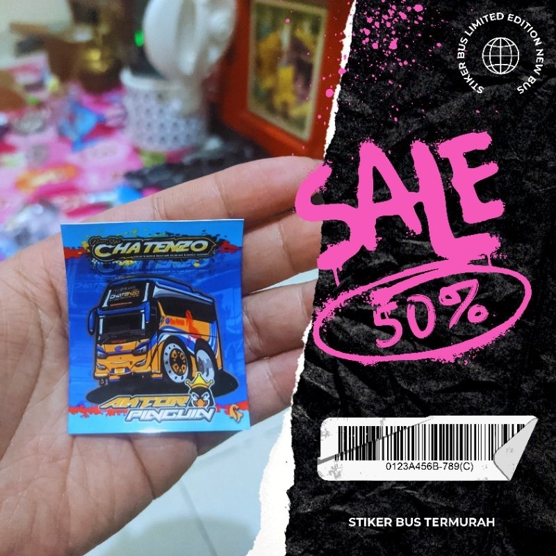 

STIKER TELOLET | STIKER BASURI | STIKER BUS TERMURAH | KODE A4