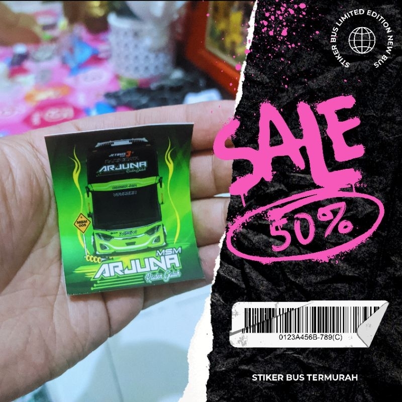 

STIKER TELOLET | STIKER BASURI | STIKER BUS TERMURAH | KODE A10