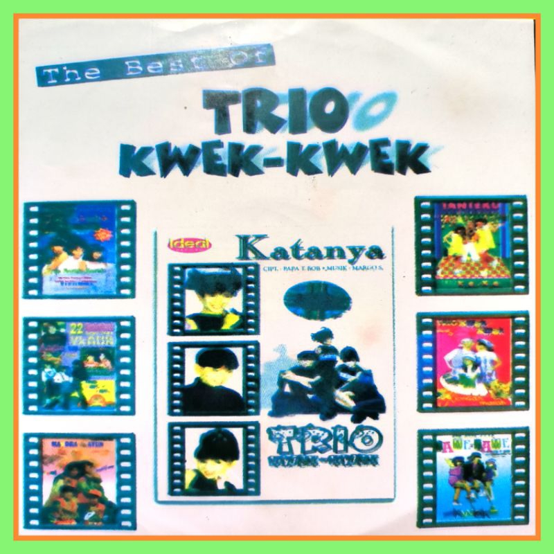 Kaset VCD Musik 12 Lagu Anak Anak TRIO KWEK KWEK Album Pilihan Terpopuler
