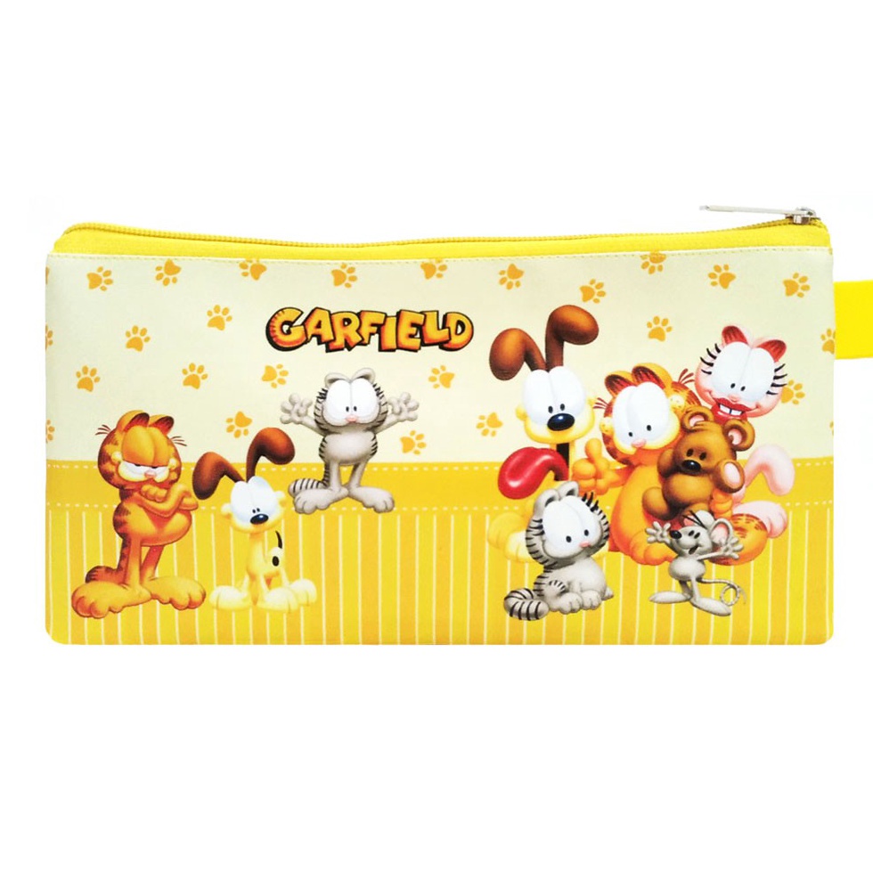 

SENSASIONAL Mini Case Garfield Stationary Fanta Organizer Pencil Case Tempat Pensil Travelling Organizer