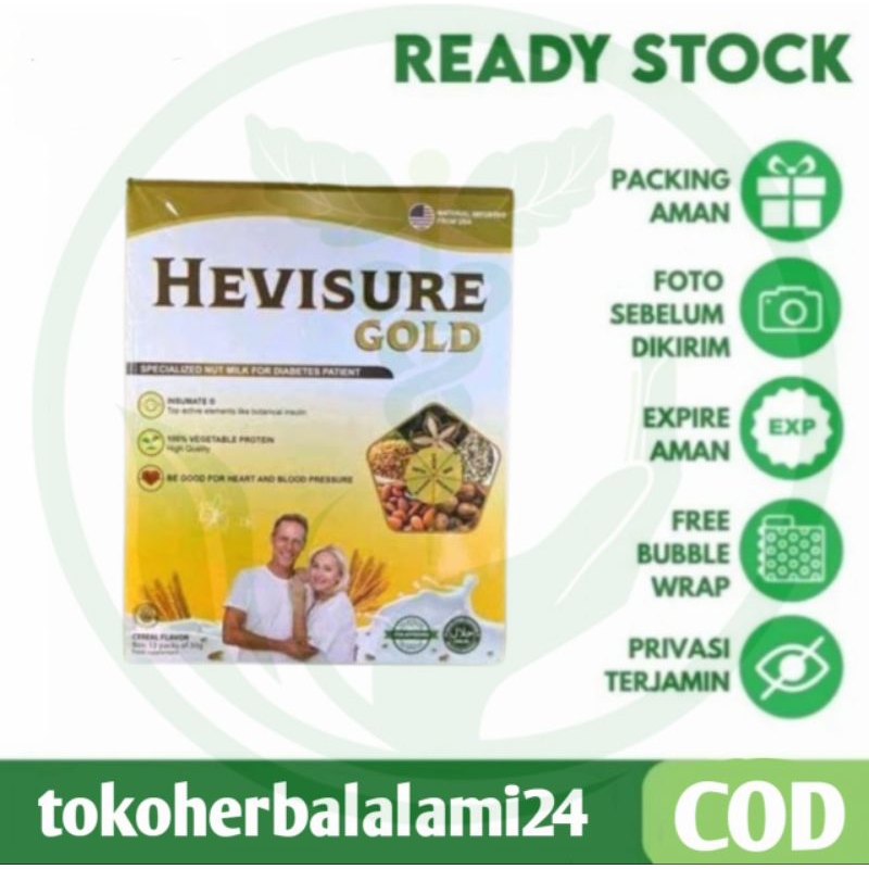 

HEVISURE GOLD MILK SUSU OBAT DIABETES KENCING MANIS INSULIN PANKREAS 12 SACHET