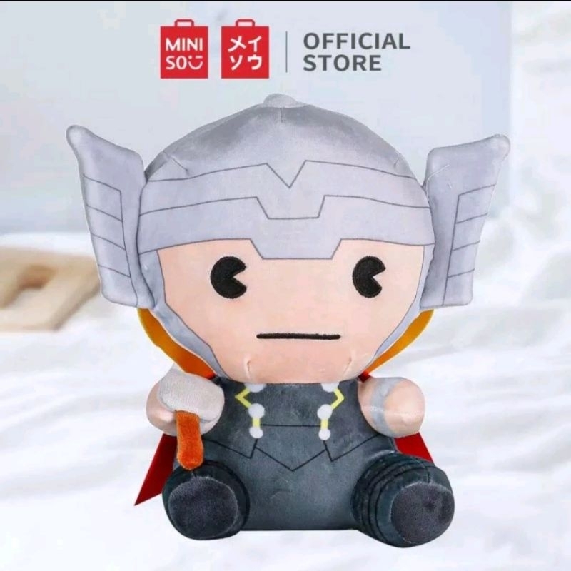 Boneka Thor Marvel Avengers Original Miniso x Marvel