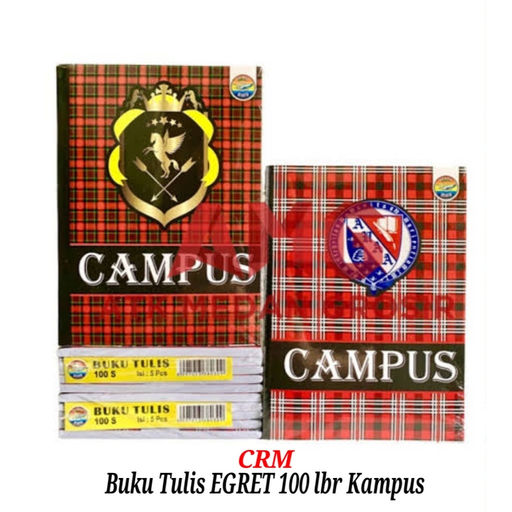

1pak=5Buah Buku Tulis Pendek 100Lembar Egret