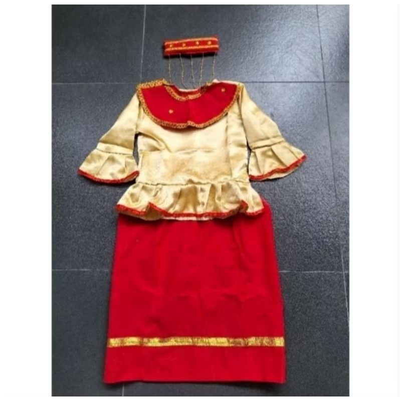 Baju adat betawi cadar anak / kostum betawi anak