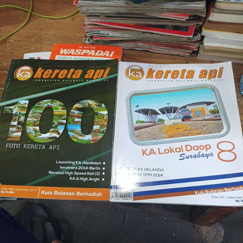 MAJALAH KERETA API INDONESIA, KERETA API, ORIGINAL