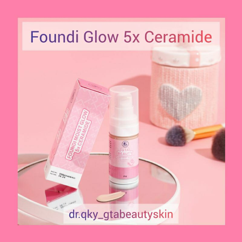 Foundi glow sunscreen dr.qky Gtabeauty (kemasan baru)