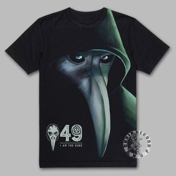 Baju SCP Kaos Game Scp Foundation 049 3D-V1