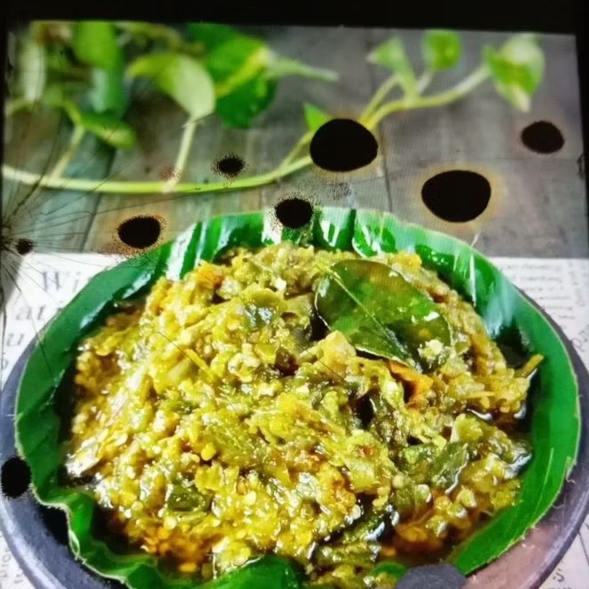

Sambel ijo teri